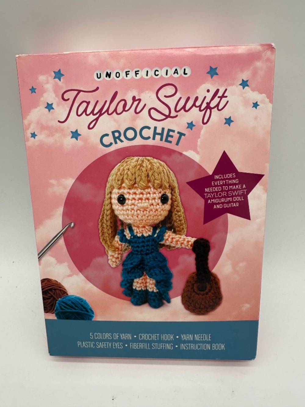 Unofficial Taylor Swift Crochet Amigurumi Doll & Guitar Kit - Picture 3 of 14